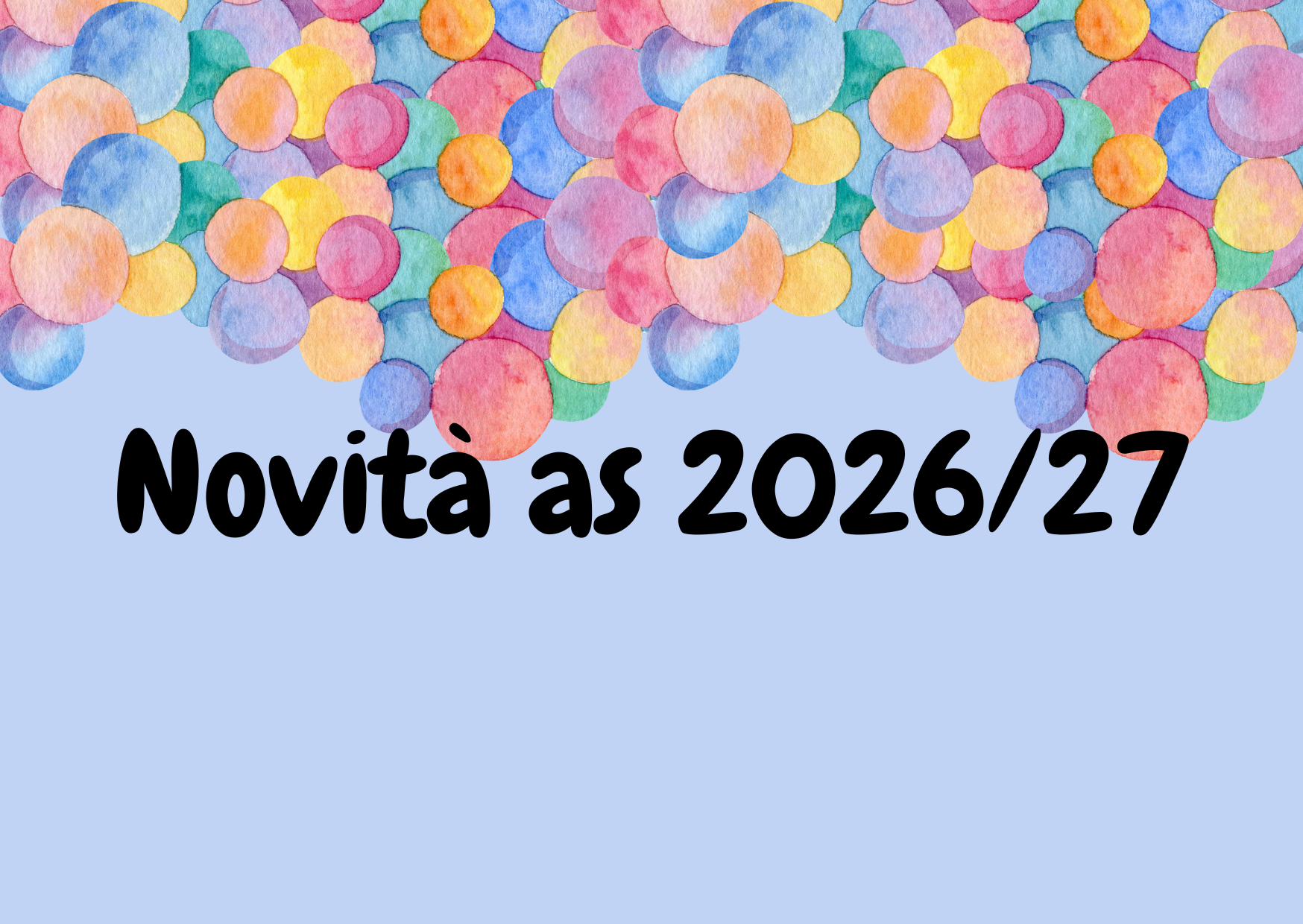 Attività pomeridiane as 2026/27